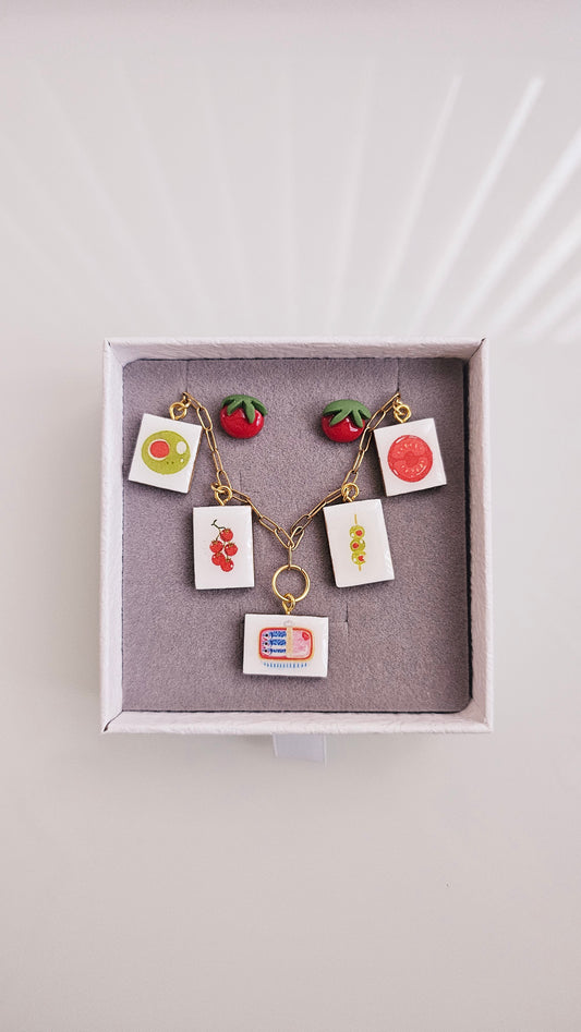 Garden Harvest Gift Box – Clay Jewelry Set