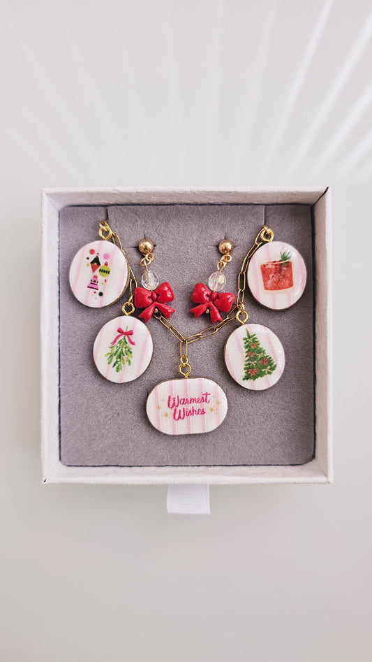 Warmest Wishes Gift Box – Clay Jewelry Set
