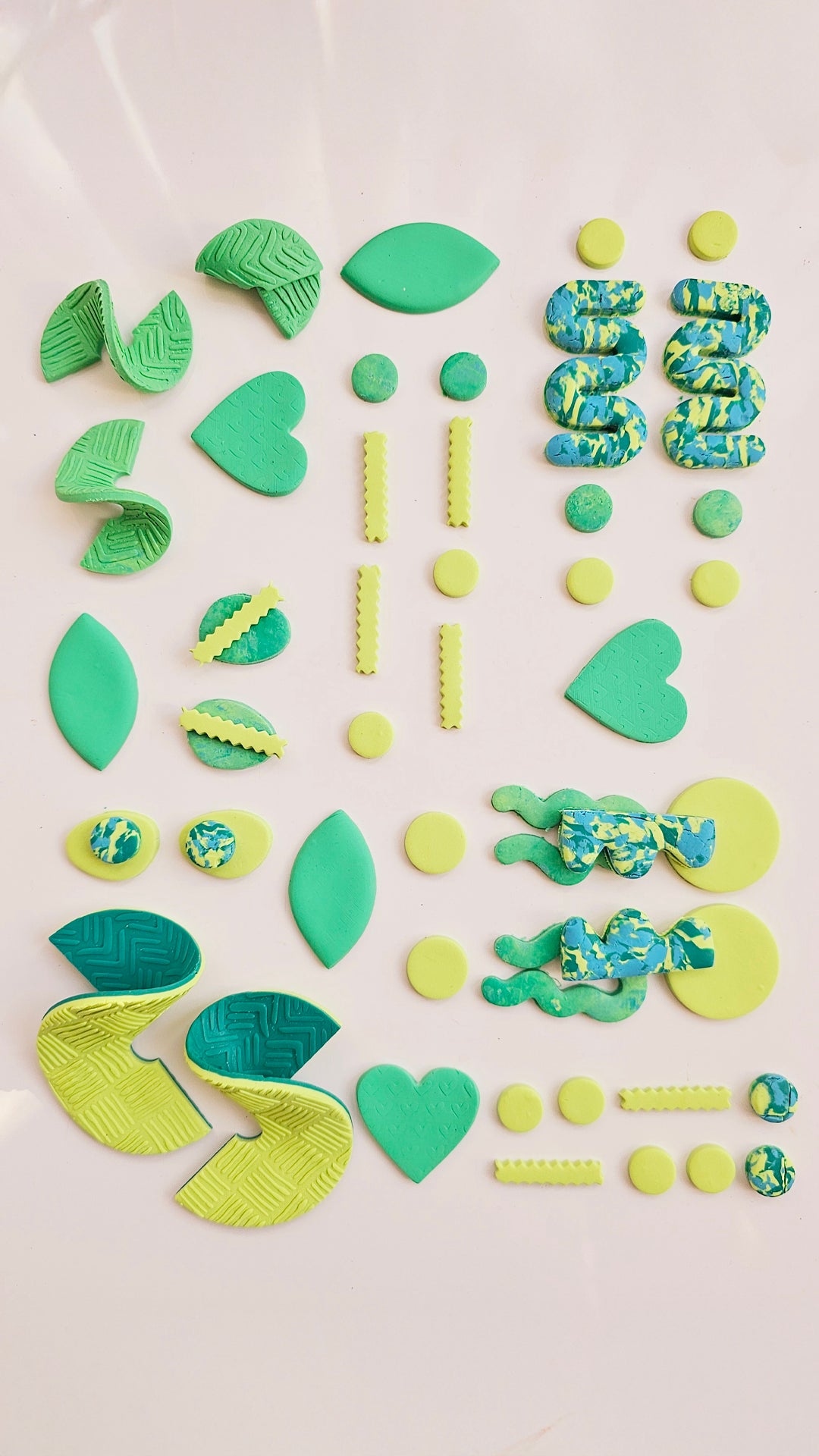 Neon Fold Sculptural Studs