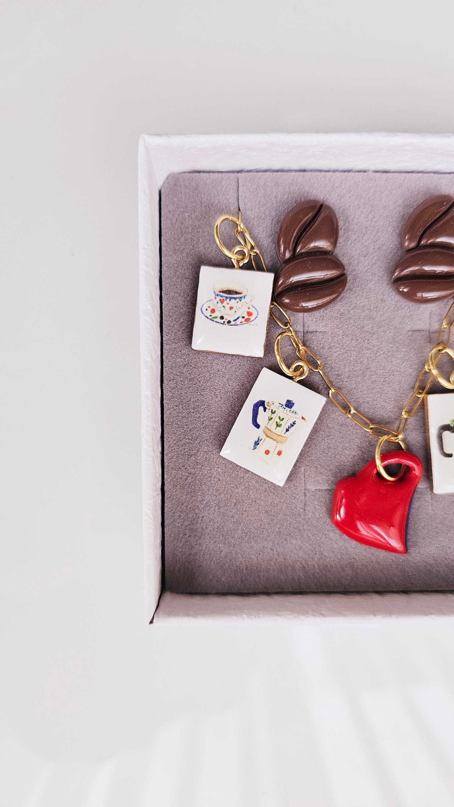Coffee Break Gift Box – Clay Jewelry Set
