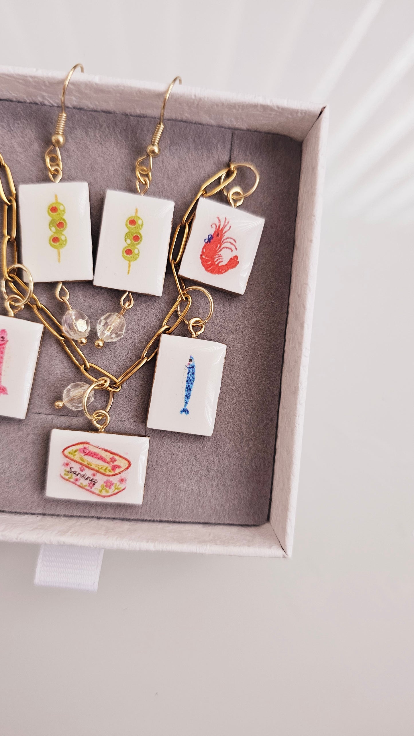 Summer Feast Gift Box – Clay Jewelry Set