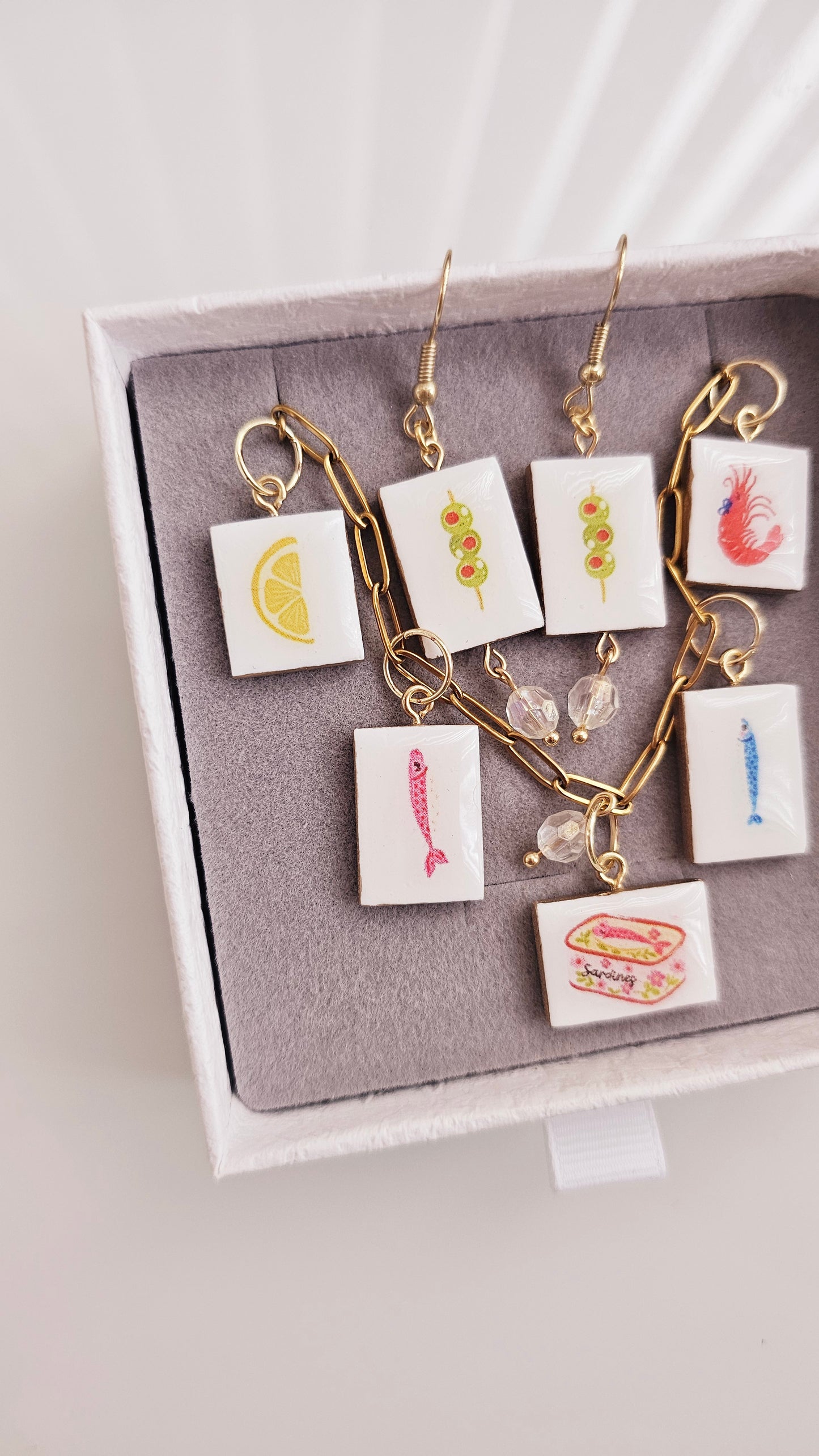 Summer Feast Gift Box – Clay Jewelry Set