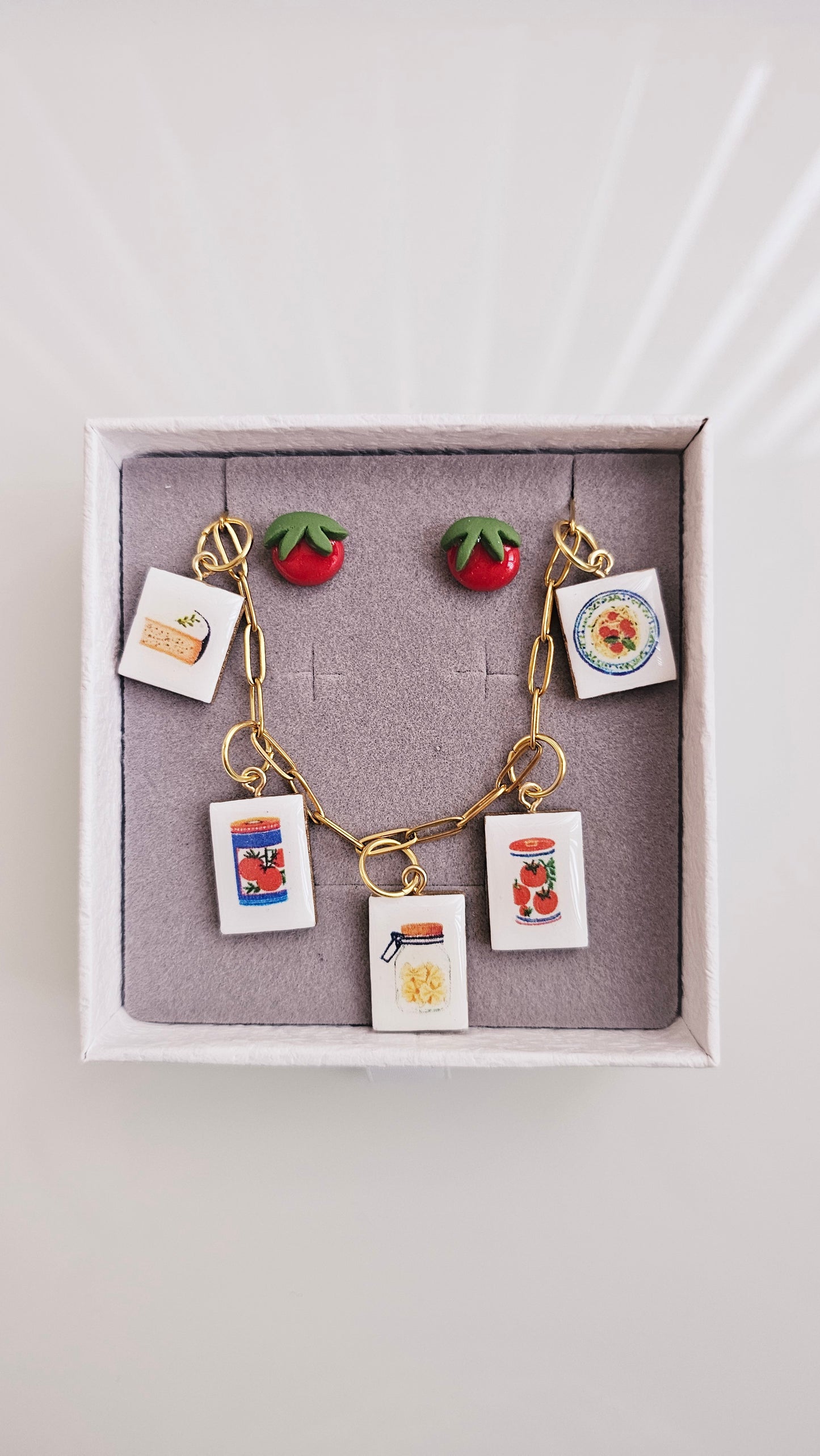 Tomato Pantry Gift Box – Clay Jewelry Set