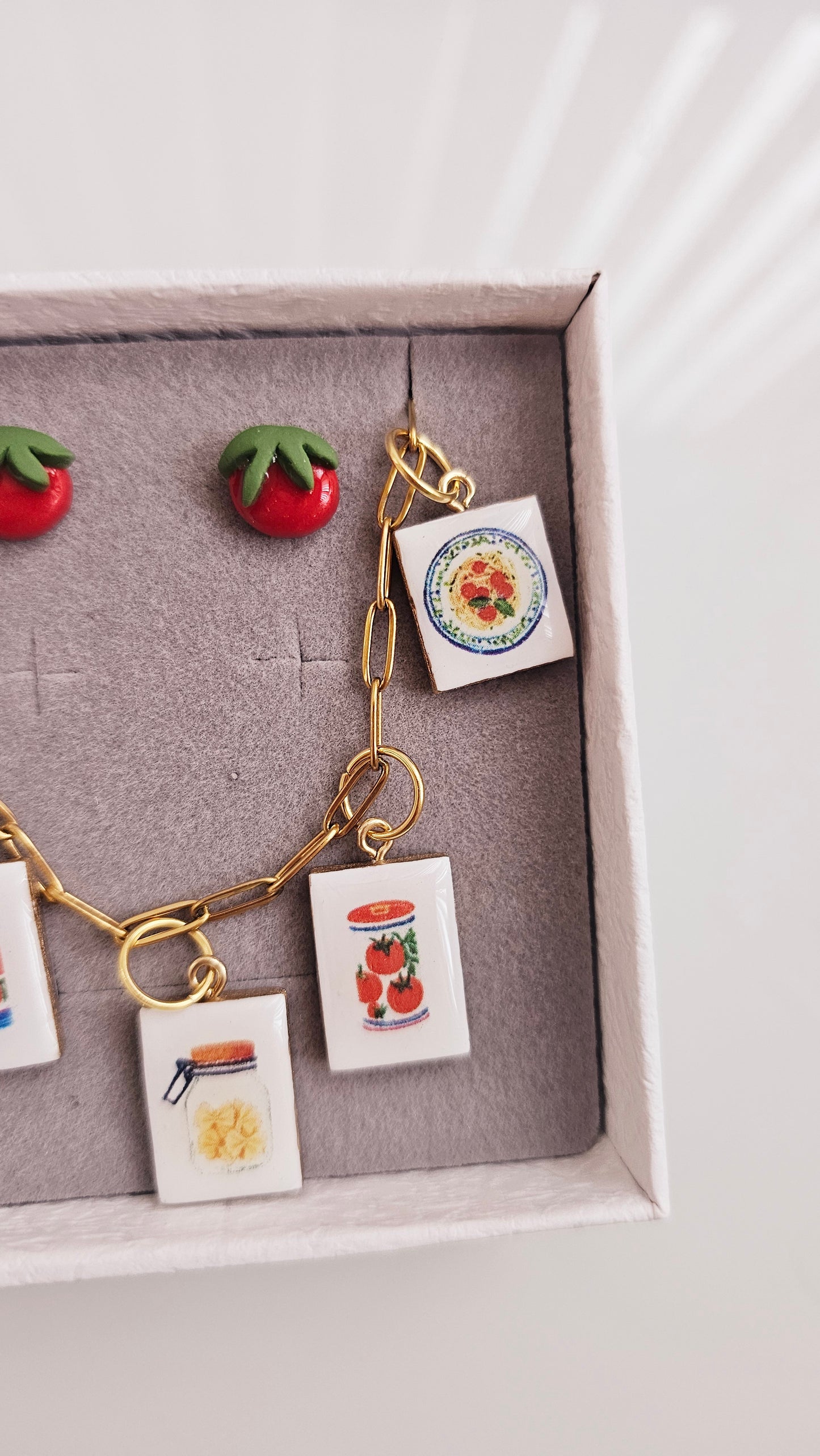 Tomato Pantry Gift Box – Clay Jewelry Set
