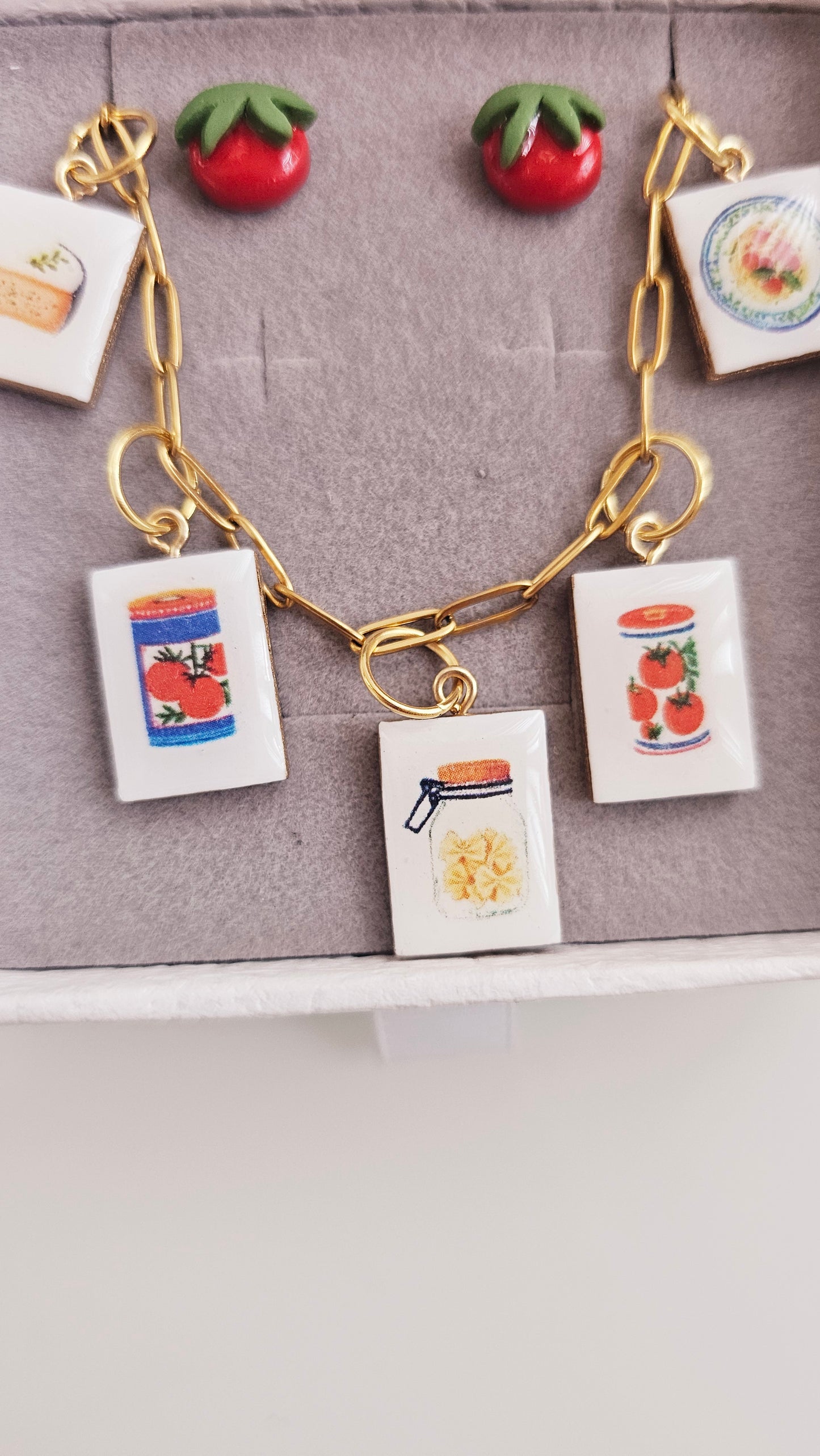 Tomato Pantry Gift Box – Clay Jewelry Set