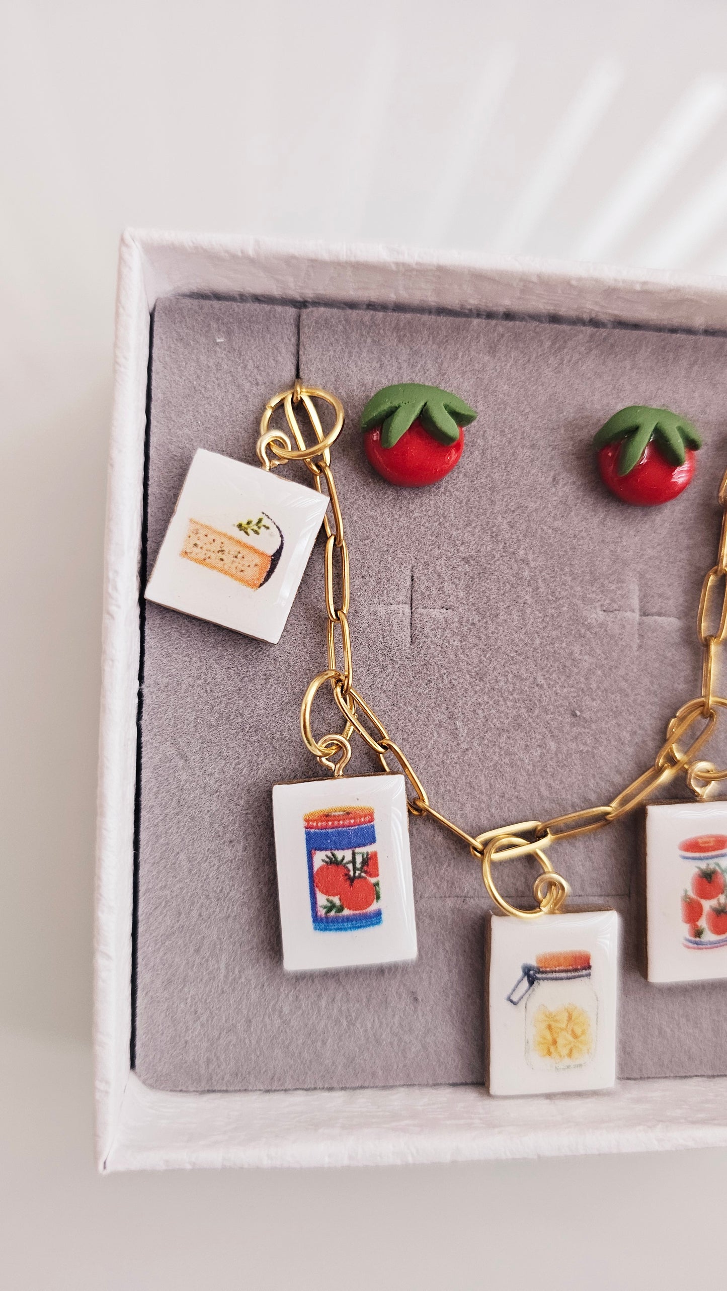 Tomato Pantry Gift Box – Clay Jewelry Set