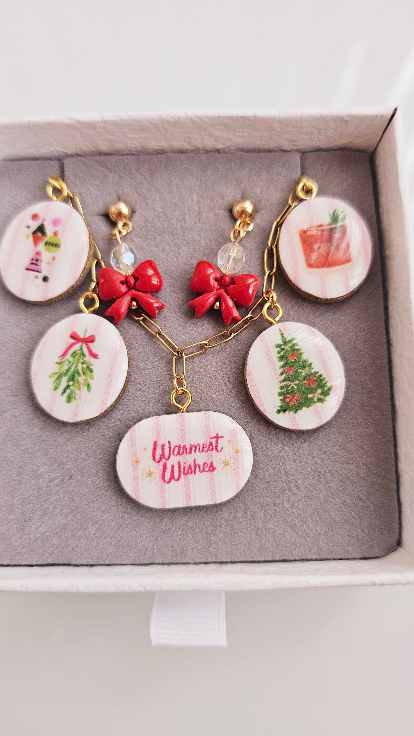 Warmest Wishes Gift Box – Clay Jewelry Set