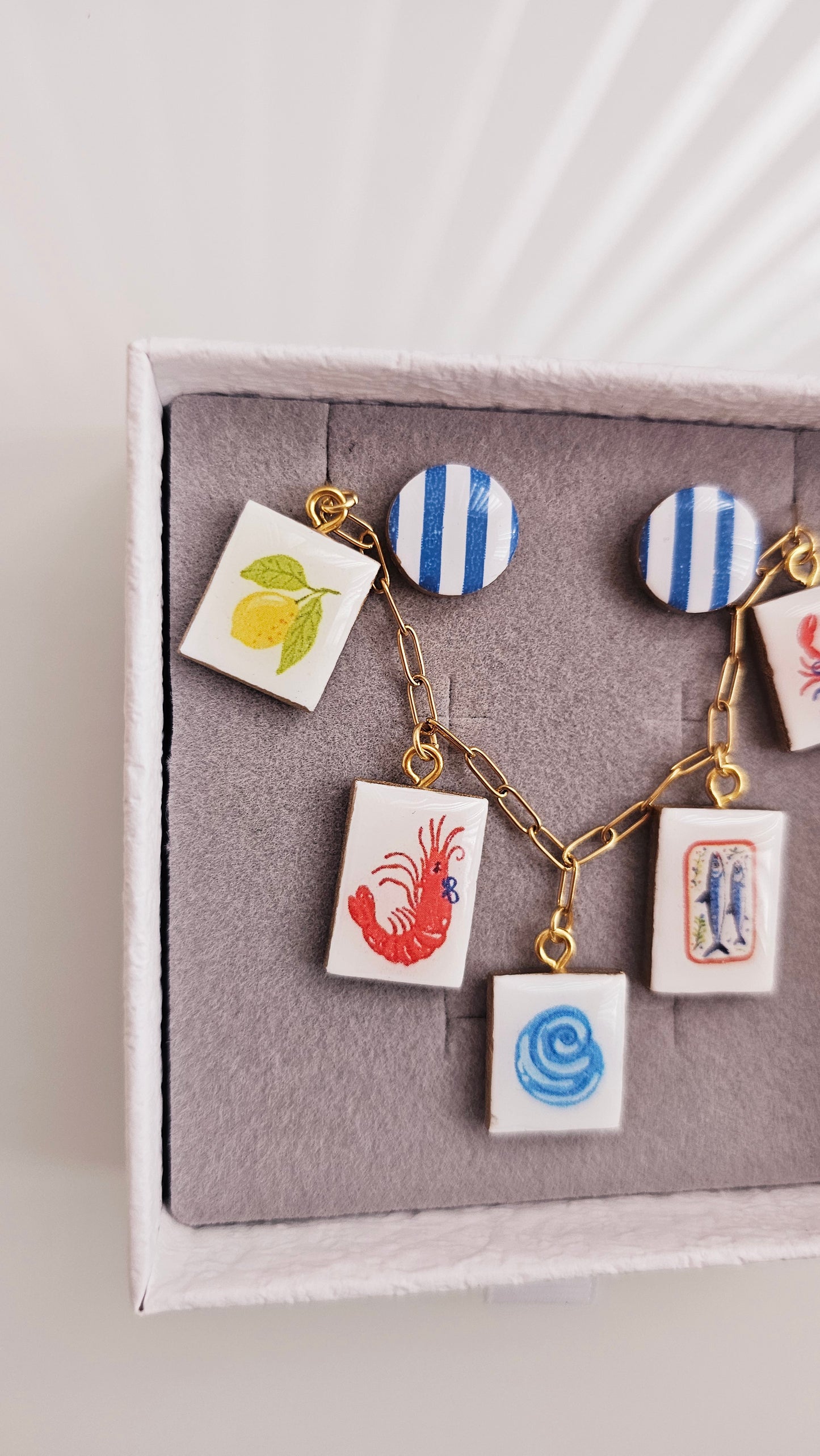 Coastal Market Gift Box – Clay Jewelry Set