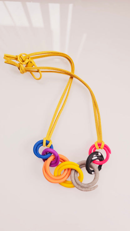 Spiral Statement Necklace – Limited One-of-a-Kind Drop