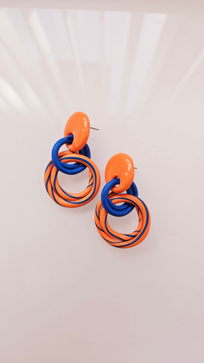 Spiral Dangle Earrings – Limited One-of-a-Kind Drop