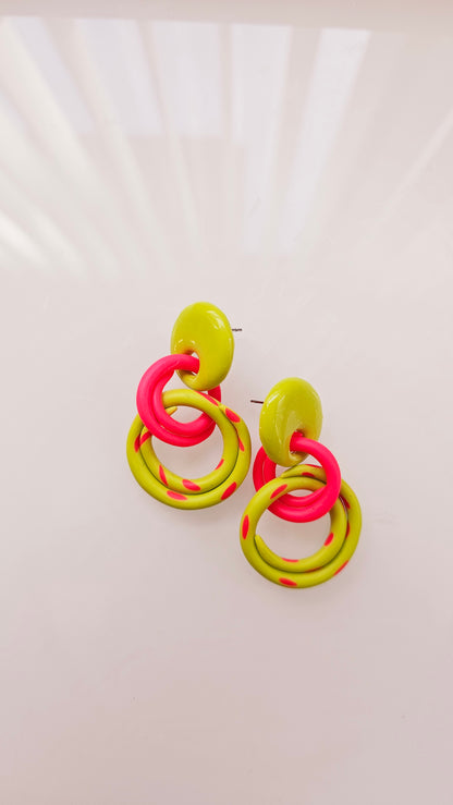 Spiral Dangle Earrings – Limited One-of-a-Kind Drop
