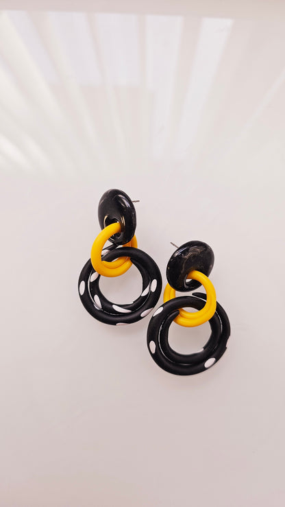Spiral Dangle Earrings – Limited One-of-a-Kind Drop