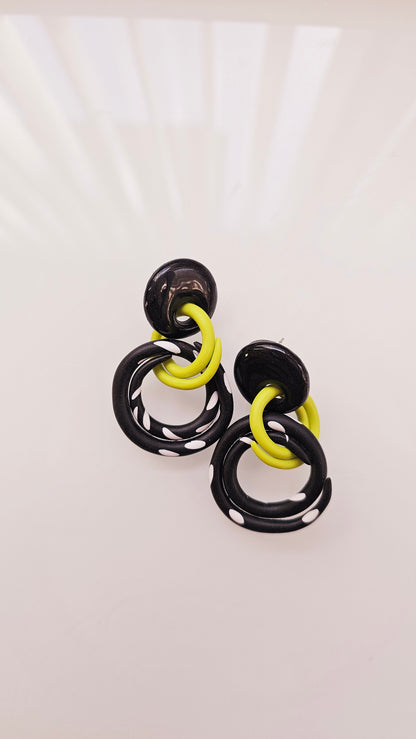 Spiral Dangle Earrings – Limited One-of-a-Kind Drop