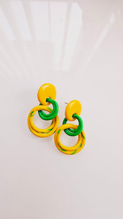 Spiral Dangle Earrings – Limited One-of-a-Kind Drop