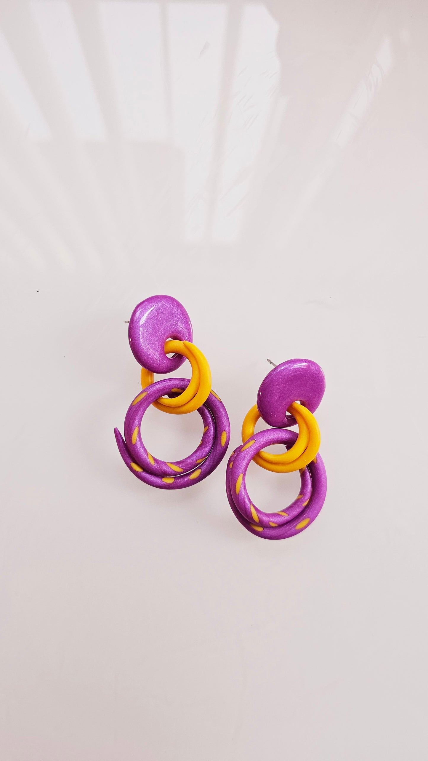 Spiral Dangle Earrings – Limited One-of-a-Kind Drop