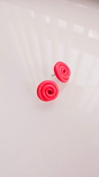Spiral Stud Earrings – Limited One-of-a-Kind Drop