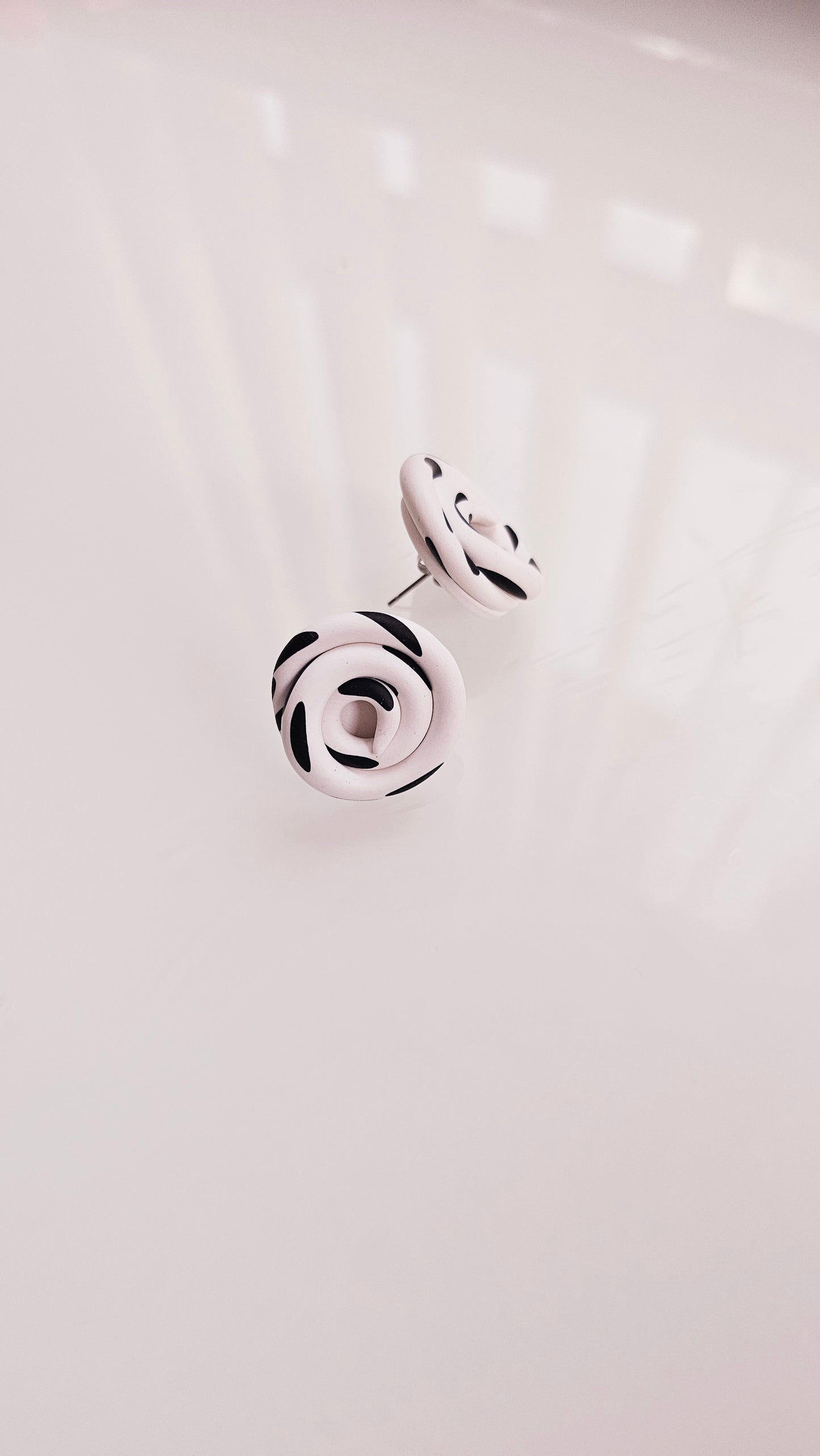 Spiral Stud Earrings – Limited One-of-a-Kind Drop