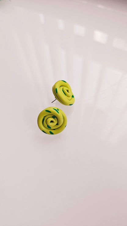 Spiral Stud Earrings – Limited One-of-a-Kind Drop