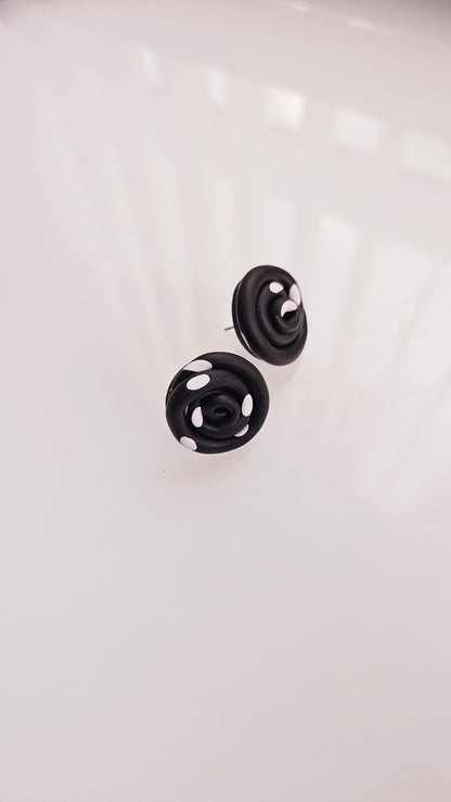 Spiral Stud Earrings – Limited One-of-a-Kind Drop