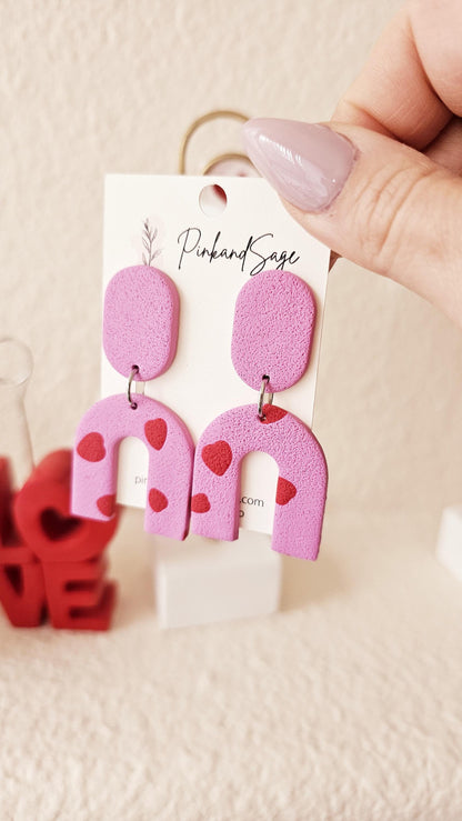 Handmade Clay Earrings, Lightweight Polymer Clay Earrings, Gift for Wife, Best Friend or Sister
