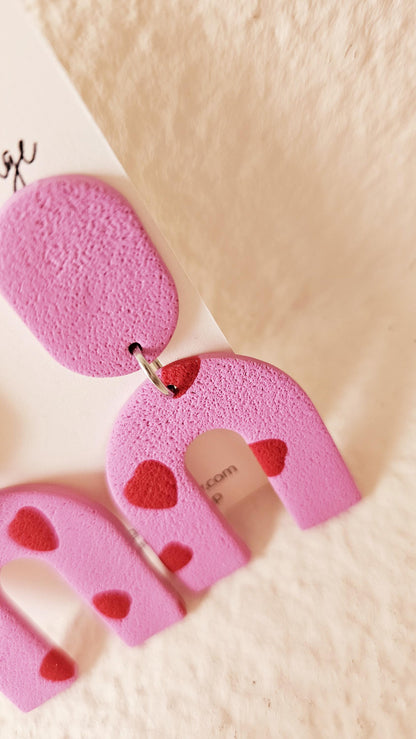 Handmade Clay Earrings, Lightweight Polymer Clay Earrings, Gift for Wife, Best Friend or Sister